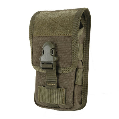 Multifunctional Molle System Waist Bag Outdoor Running Pockets for Mobile Phone under 5.5 inch, 2 PCS