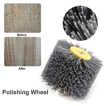 Abrasive Wire Drawing Wheel Wood Grain Reduction Refurbishment Drawing Wheel, 80 Mesh, 240 Mesh, 320 Mesh