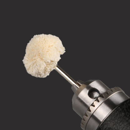 10 PCS/Set Wool Polishing Head Wool Polishing Wheel Electric Grinder Accessories, Wool Polishing Head