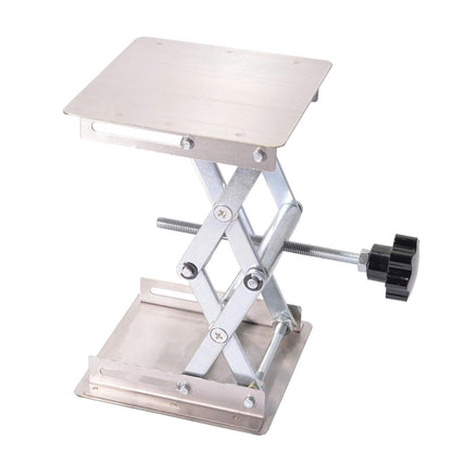 100x100mm Laboratory Manual Stainless Steel Lifting Platform Small Lifting Platform, Laboratory Lifting Platform