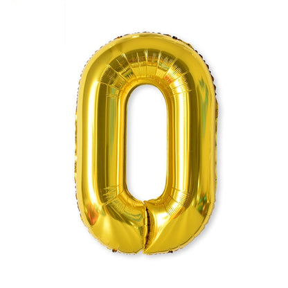 2 PCS 40 Inch Aluminium Foil Number Balloons Birthday Wedding Engagement Party Decor Kids Ball Supplies