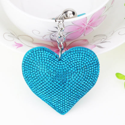 Heart Keychain Leather Tassel Gold Key Holder Metal Crystal Key Chain Keyring Charm Bag Auto Pendant Gift, purple, green, dark blue, lake blue, silver white, watermelon red, light blue, orange, black white, magenta, black gray, yellow, light red, red��...