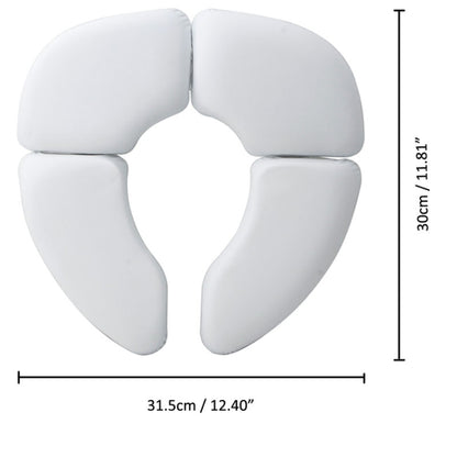 Soft Skin-Friendly Children Folding Potty Seat Cover Baby Travel Folding Padded Toilet Seat Toilet Training, Toilet Seat
