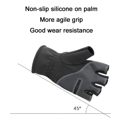 HUMRAO Winter Half-Finger Flip Cover Warm Gloves For Outdoor Sports Skiing And Cycling