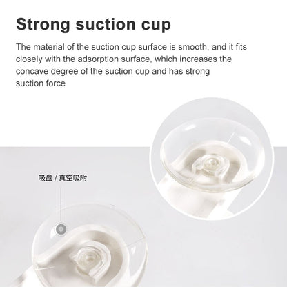 5 PCS Cute Smiley Suction Cup Hanging Toothbrush Holder Plastic Small Person Teeth Holder, Cute Smiley Suction Toothbrush Holder