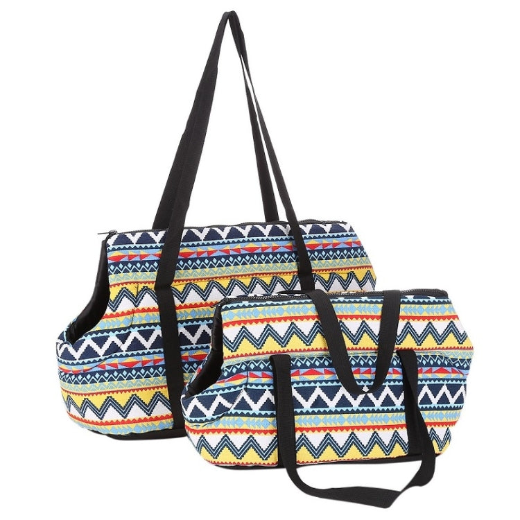 Retro Pet Carrying Bag Comfortable & Breathable Backpack For Cats And Dogs, S 45x21x22cm, L 55x26x27cm