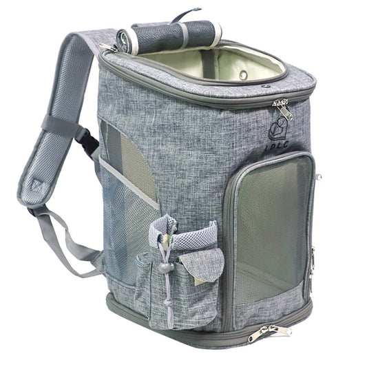 LDLC Pets Going Out Portable Foldable Breathable Backpack, M Light Gray, M Light Pink, M Ginger Yellow, M Denim Blue