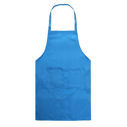 2PCS Kitchen Chef Aprons Cooking Baking Apron With Pockets, Black, Red, Rose Red, Green, Blue, Purple, Yellow, Coffe, Orange