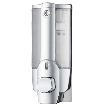 Wall-mounted Plastic Manual Single-head Soap Box Hotel Soap Dispenser, Matt, Plating