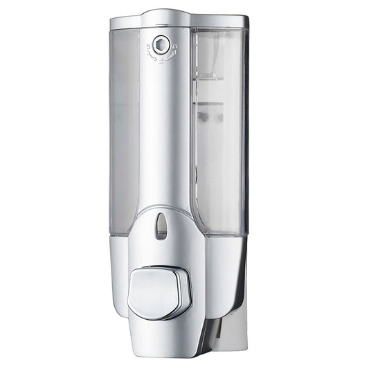 Wall-mounted Plastic Manual Single-head Soap Box Hotel Soap Dispenser, Matt, Plating