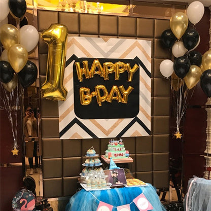 45 PCS/Lot 12 Inch Pearl Latex Balloons Birthday Wedding Party Decor with Colored Ribbon