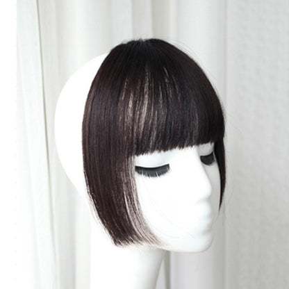 Women Fake Fringe Clip In Bangs Hair Extensions with High Temperature Synthetic Fiber
