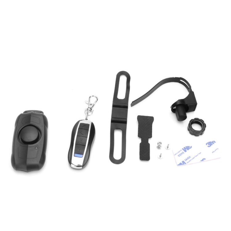 قفل دراجة مضاد للسرقة ومضاد للضياع وشحن USB وجهاز تحكم عن بعد لاسلكي وكاشف إنذار الاهتزاز