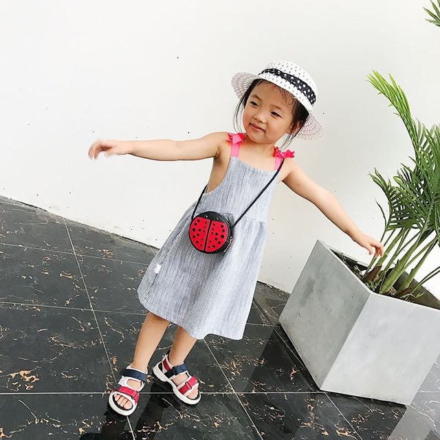 Baby Girls Tassel Purse handbag Kids Cross-body shoulder bag Gifts Cartoon Animals Bag