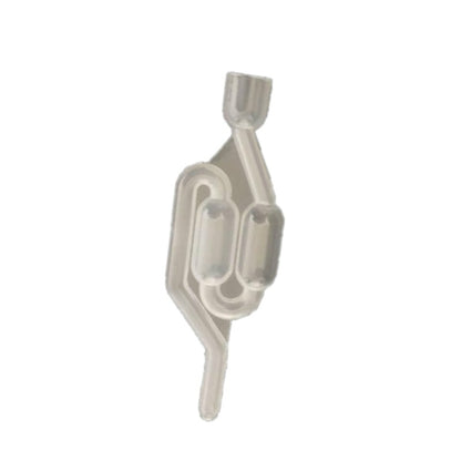 Water Seal Exhaust One way Home Brew Wine Fermentation Airlock Brewing Sealed Plastic Air Lock Check Valve Water Sealed Valves, Uncovered plain check valve, Common check valve with cover
