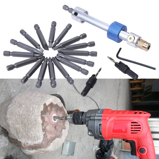 20 In 1 High Speed Steel Countersunk Head Bit Screwdriver, 20 In 1