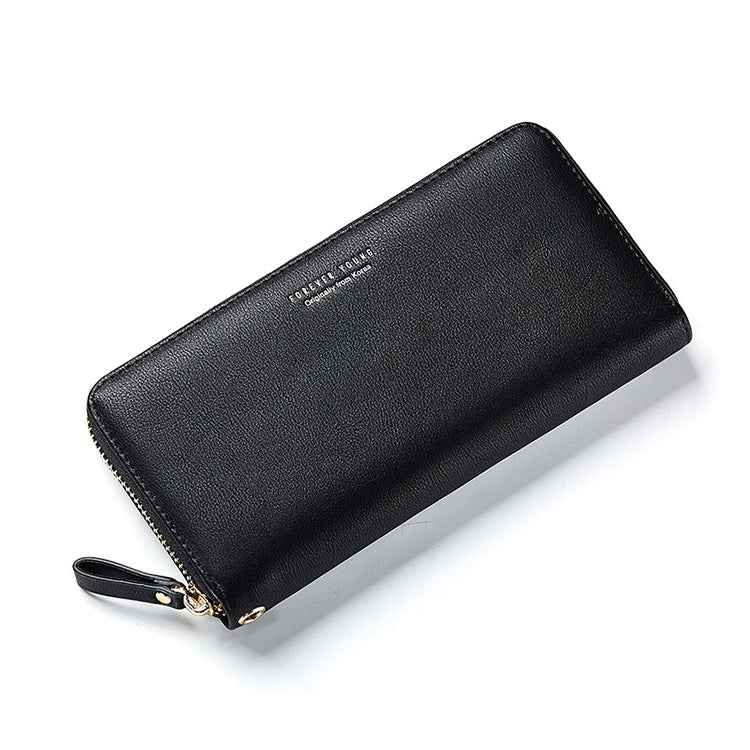 Women Long Clutch Wallet Large Capacity Wallets Female Purse Phone Pocket Card Holder, Pink, Gray, Blue, Green, Wine Red, Black