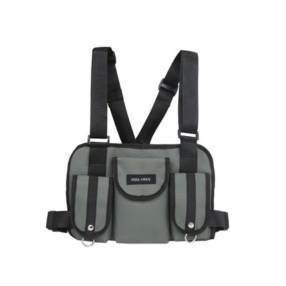 Casual Sports Backpack Contrast Color Men and Women Student Bag