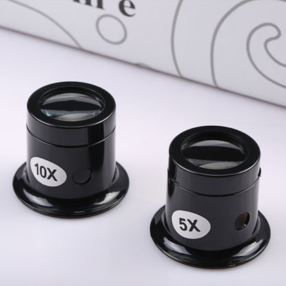 Watch Repair Tool Eyepiece Repair Watch Eye Mask Magnifier, 5X, 10X