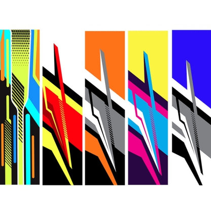 Pedal Stickers Waterproof Anti-slip Film Foot Pad Stickers for Xiaomi Scooter M365 / Pro, Random Pattern Delivery