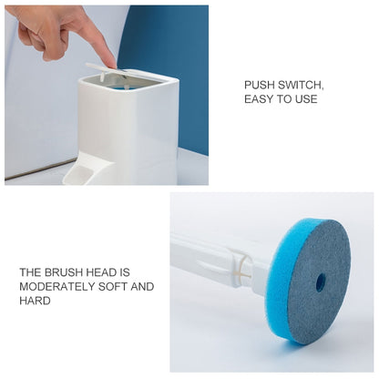 Disposable Toilet Brush Long Handle Cleaning Brush With Base Hanging Toilet Brush Set, Disposable Toilet Brush