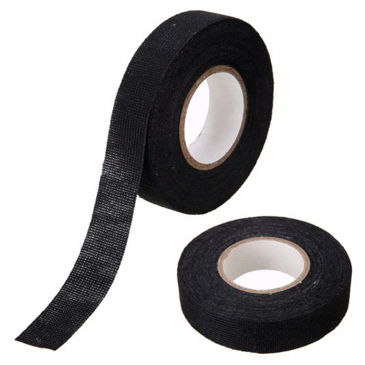 Heat-resistant Wiring Harness Tape Looms Wiring Harness Cloth Fabric Tape Adhesive Cable Protection 25M, 25M