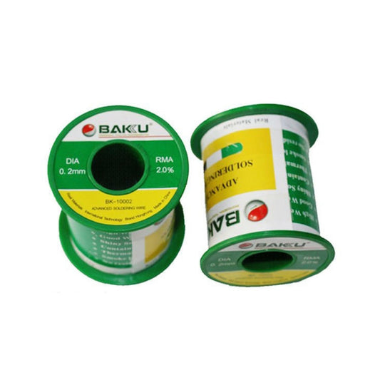 BAKU High-purity Low-temperature Solder Wire 63 Degrees Celsius No-clean Tin Wire, BK-10002 0.2mm, BK-10004 0.4mm, BK-10005 0.5mm, BK-10006 0.6mm