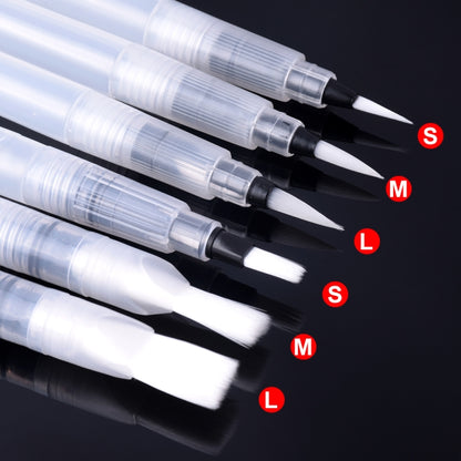 6 PCS Portable Paint Brush Water Color Brush Pencil Soft Watercolor Brush Pen Drawing Art Supplies, 6 PCS Watercolor Pen