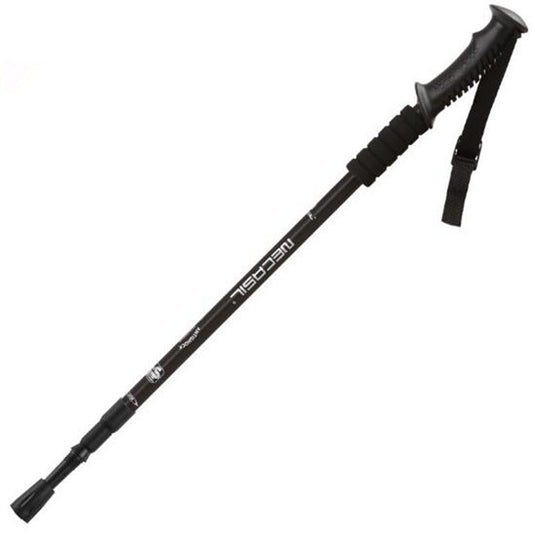 NECASIL Three-section Aluminum Alloy Straight Handle Retractable Trekking Trekking Pole