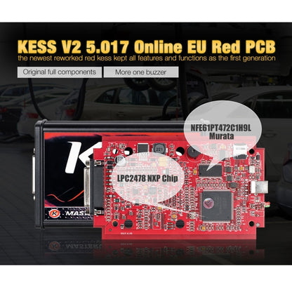 V2 V5.017 EU ECM Titanium Winols KTAG 4 LED Online Master Version ECU OBD car / truck Programmer tool, Car / Truck Programmer Tool