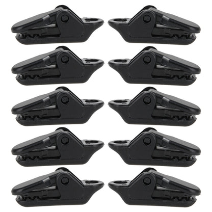 10pcs Tents Accessories Awning Wind Rope Clamp Plastic Clip Outdoor Camping Tent Alligator Cip Hook