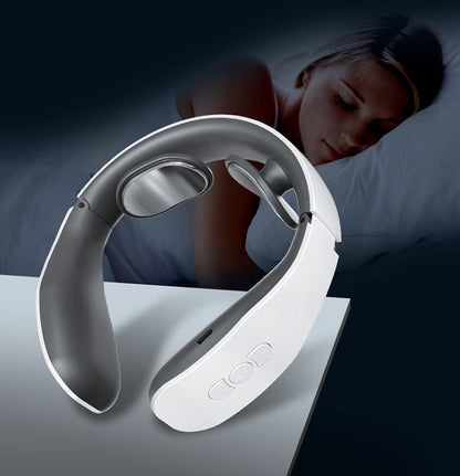 Cervical Massager Electromagnetic Pulse Heating Neck Protector, Battery, Charging, Charging Remote Heating