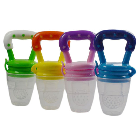3 PCS Portable Baby Infant Food Nipple Feeder Silicone Pacifier Silicone Baby Soother, Random Color, Baby Soother, Size:L, Baby Soother, Size:M