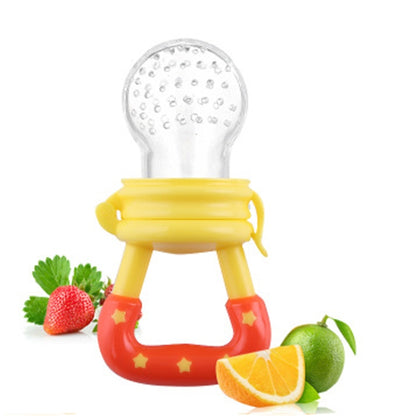 3 PCS Portable Baby Infant Food Nipple Feeder Silicone Pacifier Silicone Baby Soother, Random Color, Baby Soother, Size:L, Baby Soother, Size:M