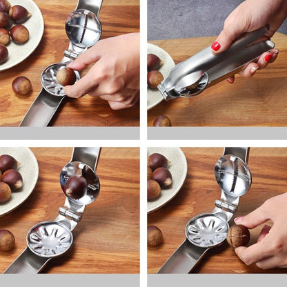 304 Stainless Steel Chestnut Opener Cross Chestnut Clamp, Chestnut Clamp