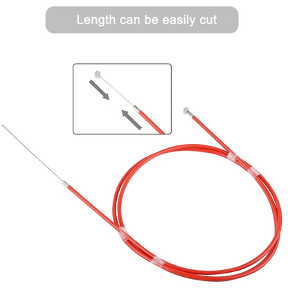 2 PCS For Xiaomi Mijia M365 Electric Scooter Rear Disc Brake Cable Brake Pipeline