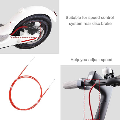 2 PCS For Xiaomi Mijia M365 Electric Scooter Rear Disc Brake Cable Brake Pipeline