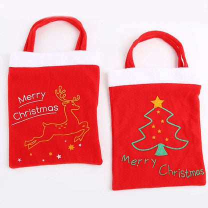 Christmas Eve Decoration Backpack Gift Bag, Elk, Christmas Tree
