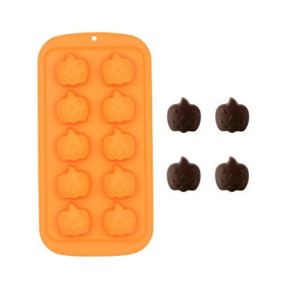 Halloween Cartoon Baking Set Chocolate Mold, Skull Shape, Pumpkin Head Shape, Bat Shape