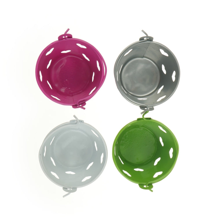 حامل أقلام دائري مجوف على شكل قلب، ديكور رائع، دلو تخزين صغير لسطح المكتب، حامل أقلام حديدي