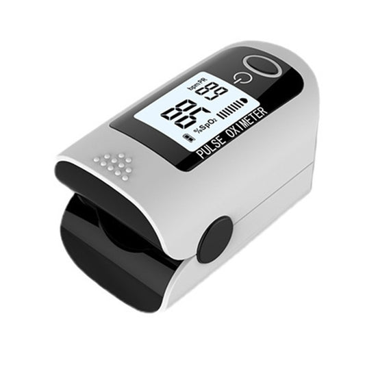 X1805 Oxygen Saturation Detector Medical Monitoring Heart Rate Finger Clip Oximeter, Black, Blue