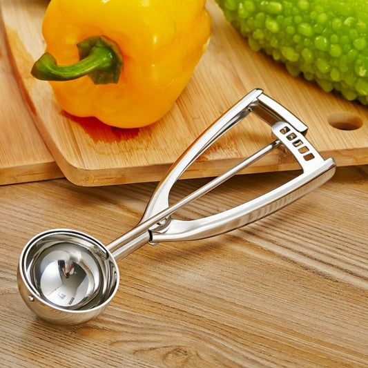 Stainless Steel Ice Cream Spoon Scooper Fruit Scoop, 39mm, 44mm, 50mm, 55mm, 59mm