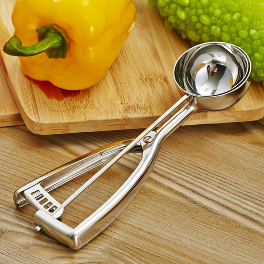 Stainless Steel Ice Cream Spoon Scooper Fruit Scoop, 39mm, 44mm, 50mm, 55mm, 59mm