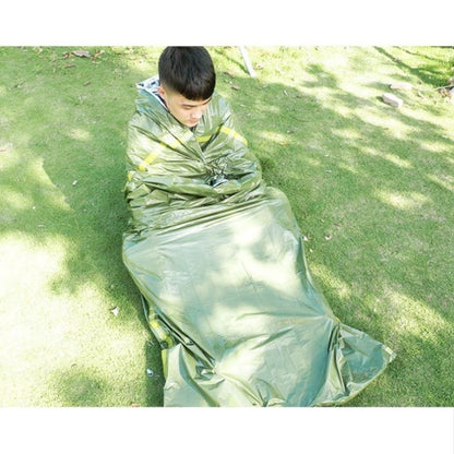 Outdoor Pe Sleeping Bag Disaster Relief & Cold Prevention Heat Insulation & Warmth Emergency Sleeping Bag