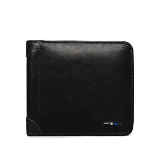 Men Leather Business Wallet Smart Anti-Lost Anti-Theft Wallet, Smart