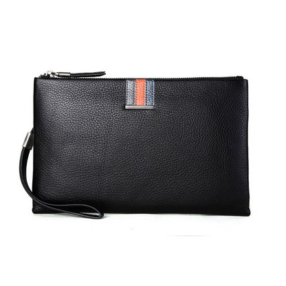 Men Leather Casual Clutch Leather Smart Anti-Theft & Anti-Lost Coin Purse, Large, Small
