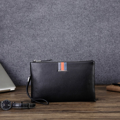 Men Leather Casual Clutch Leather Smart Anti-Theft & Anti-Lost Coin Purse, Large, Small