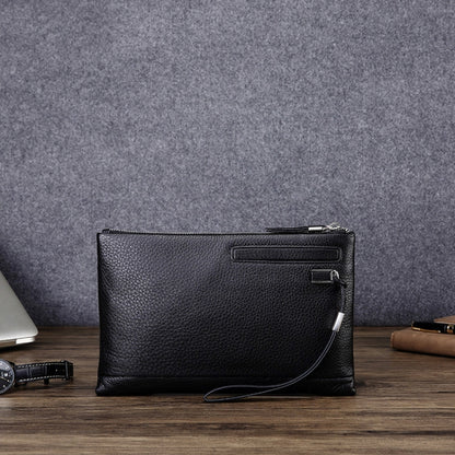 Men Leather Casual Clutch Leather Smart Anti-Theft & Anti-Lost Coin Purse, Large, Small
