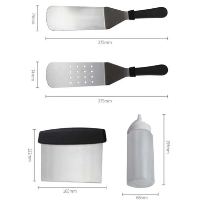 Outdoor Stainless Steel Barbecue Tool Set Tomato Sauce Bottle BBQ Grill Set