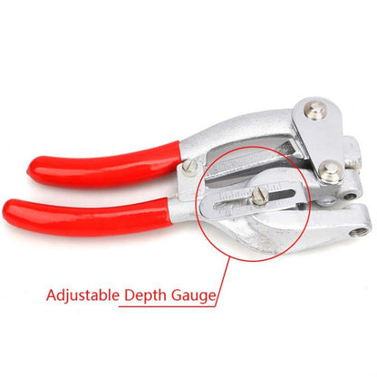 16 in 1 Stainless Steel Copper Aluminum Strip Iron Leather Plastic Manual Punching Pliers Punching Machine Set, 16 in 1